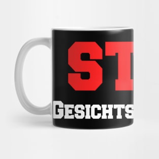 STOP Gesichtskontrolle Witzig Spruch Trend Mug